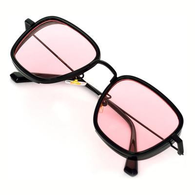 KB Pink And Black Premium Edition Sunglasses For Men And Women-Unique and Classy