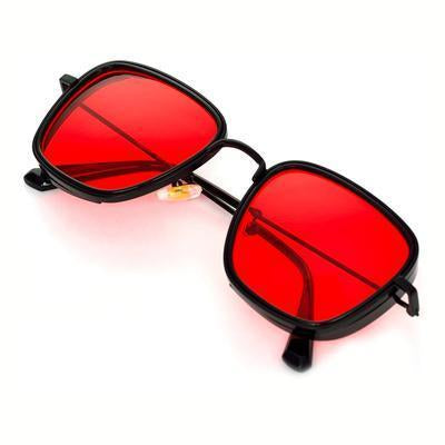 KB Red And Black Premium Edition Sunglasses For Men And Women-Unique and Classy