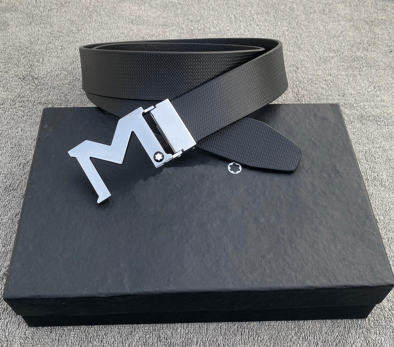 M Latter Leather Strap Designer Belts For Men's -Unique and Classy