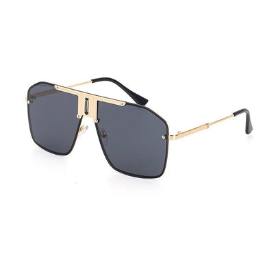 2021 New Luxury Vintage Rimless Style Square Retro Polarized Fashion Brand Designer Sunglasses For Men And Women-Unique and Classy