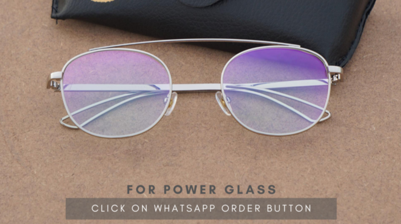 Curtis Silver Transparent Round Frame For Men And Women-Unique and Classy