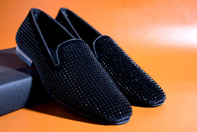 Brand New 2020 Men's Fashion Wedding Rivet Leather Moccasins For Men High Quality Slip On Flat Loafer-Jonas Paramount
