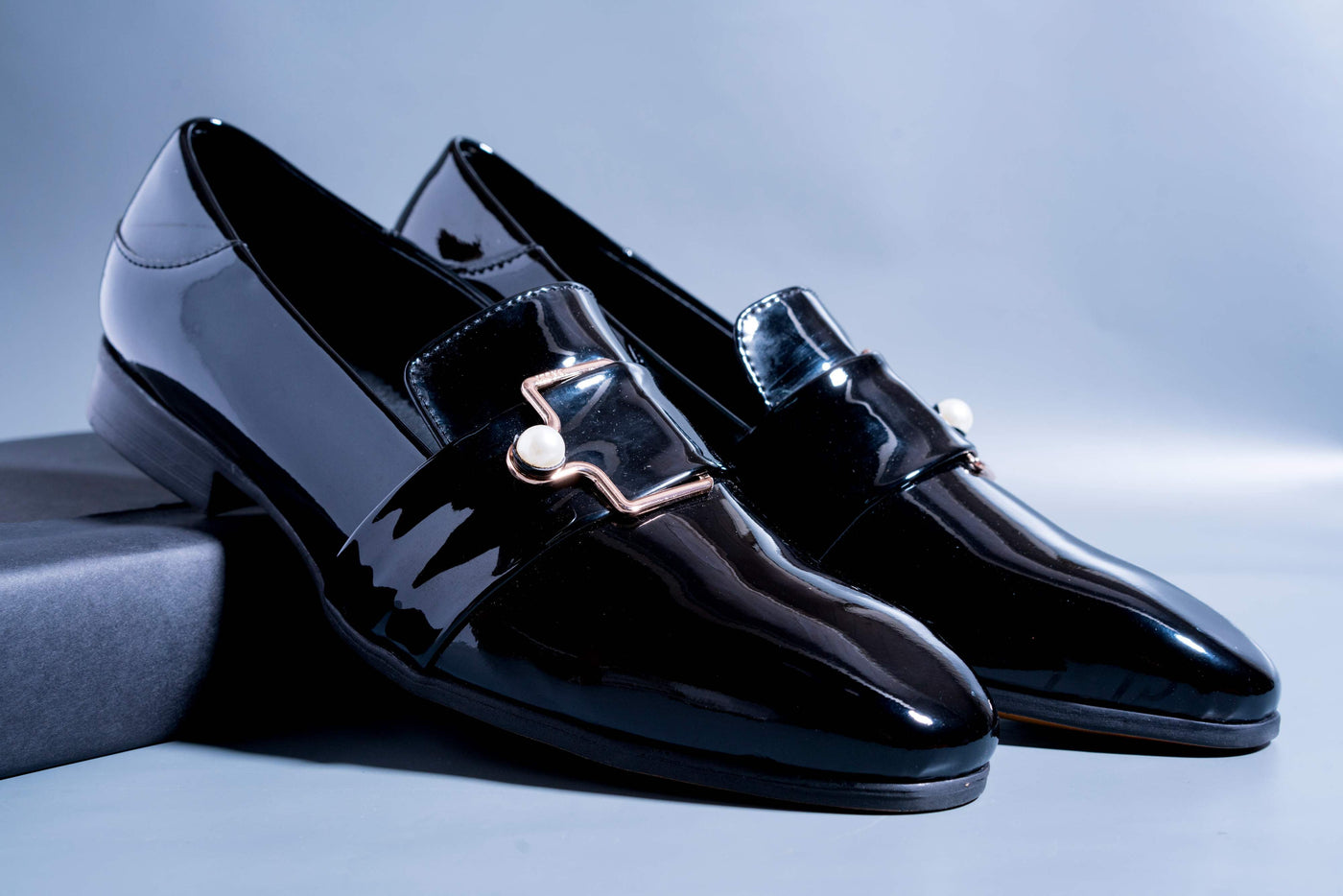 Luxury Design Black Party Wear Premium Quality Loafer For Men-Unique and Classy