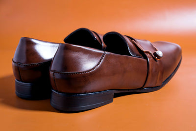 Luxury Design Brown Party Wear Premium Quality Loafer For Men-Unique and Classy