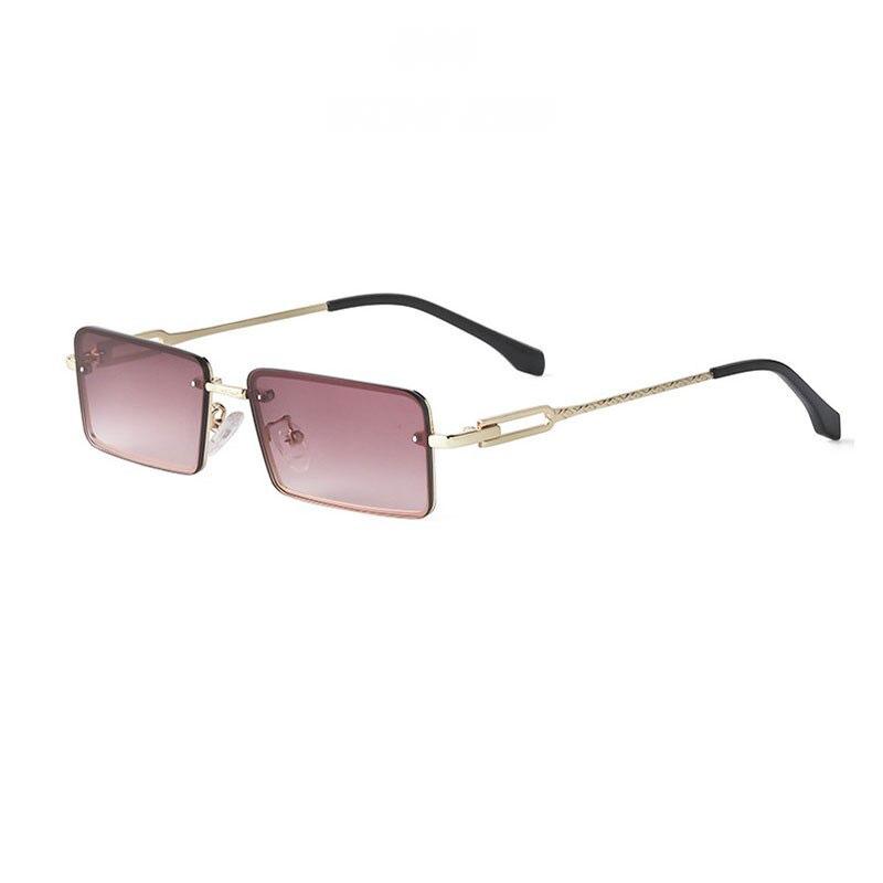 2021 High Quality Rimless Retro Fashion Classic Vintage Square Designer Sunglasses For Men And Women-Unique and Classy