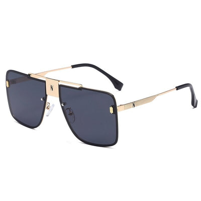 Vintage Brand Classic Square Frame Sunglasses For Unisex-Unique and Classy