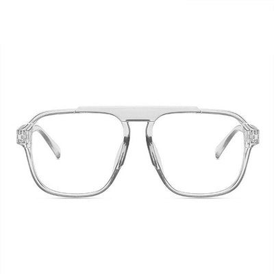 High Quality Transparent Lens Stylish Vintage Classic Square Frame Retro Fashion UV400 Gradient Sunglasses For Men And Women-Unique and Classy