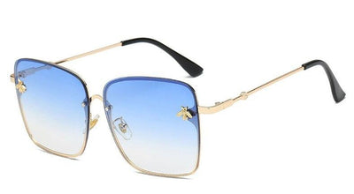High Quality Vintage Polarized Gradient Rimless Square Metal Frame Retro Classic Fashion Sunglasses For Men And Women-Unique and Classy
