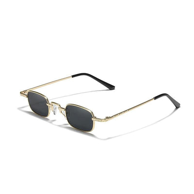 High Quality Steampunk Retro Fashion Small Square Metal Frame Classic Vintage Designer Sunglasses For Men And Women-Unique and Classy