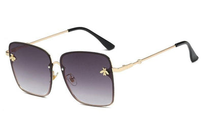 High Quality Vintage Polarized Gradient Rimless Square Metal Frame Retro Classic Fashion Sunglasses For Men And Women-Unique and Classy