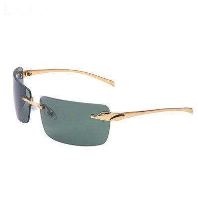 2021 Luxury Vintage Rimless Rectangle Brand Sunglasses For Men And Women-Unique and Classy