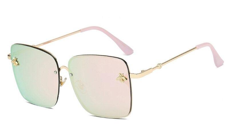 High Quality Vintage Polarized Gradient Rimless Square Metal Frame Retro Classic Fashion Sunglasses For Men And Women-Unique and Classy