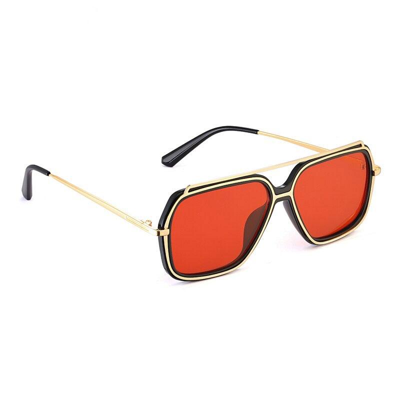 Retro Square Frame Sunglasses For Unisex-Unique and Classy