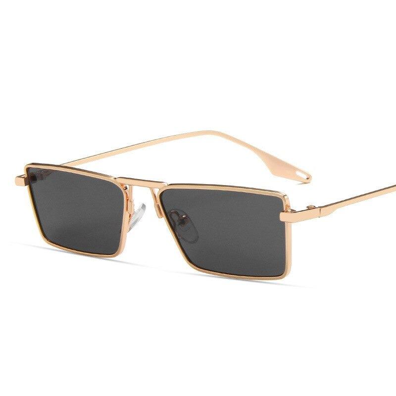 2021 Narrow Vintage Small Metal Frame Luxury Brand Sunglasses For Unisex-Unique and Classy