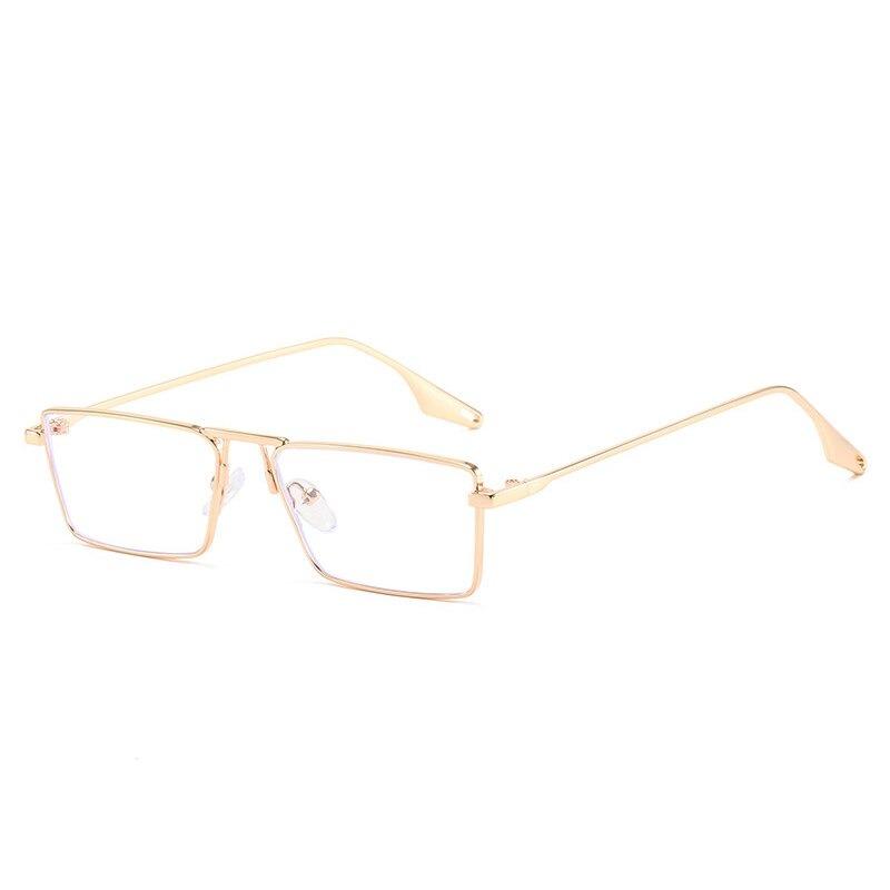 Vintage Fashion Small Rectangle Frame Candy Colour Sunglasses For Unisex-Unique and Classy
