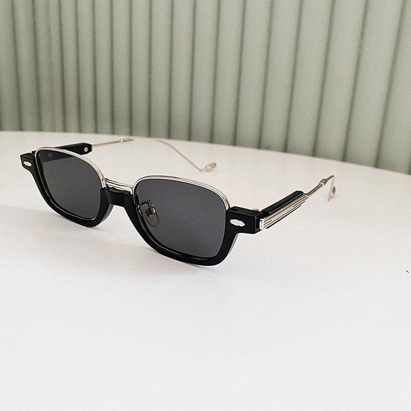 Semi-Metal Frame Classic Vintage Brand Designer Sunglasses For Unisex-Unique and Classy