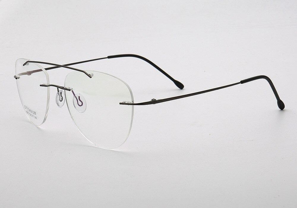 Aviation-Shape Rimless Frame Eyeglasses For Men And Women-Unique