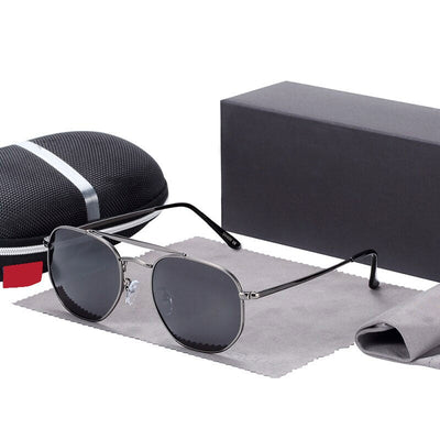 Polarized Square Frame Top Brand Sunglasses For Unisex-Unique and Classy