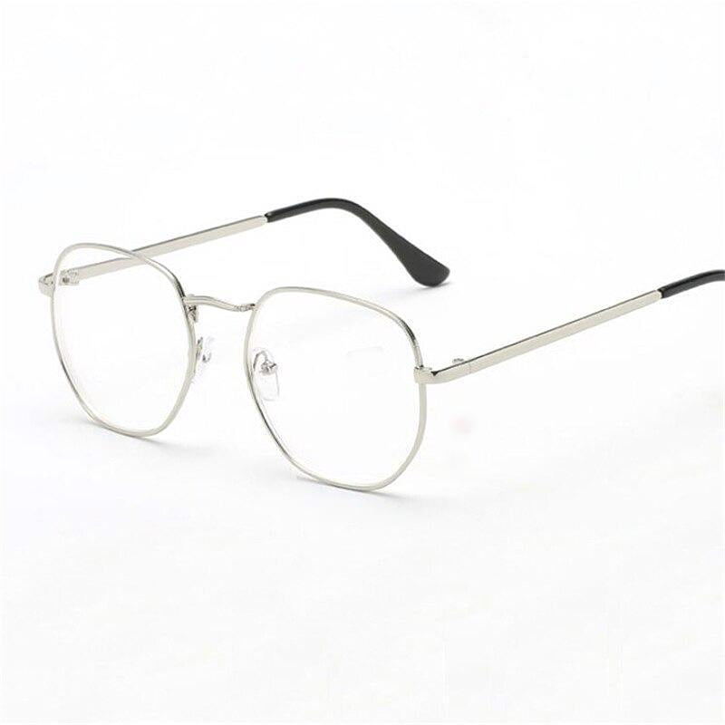 Classic Myopia Hexagonal Blue Light Protection Glasses Frames Eyewear