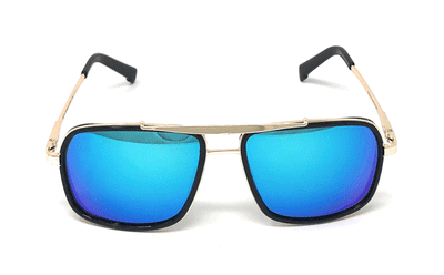 Fashionable Classic Square Aqua Blue Sunglasses For Men And Women-Unique and Classy