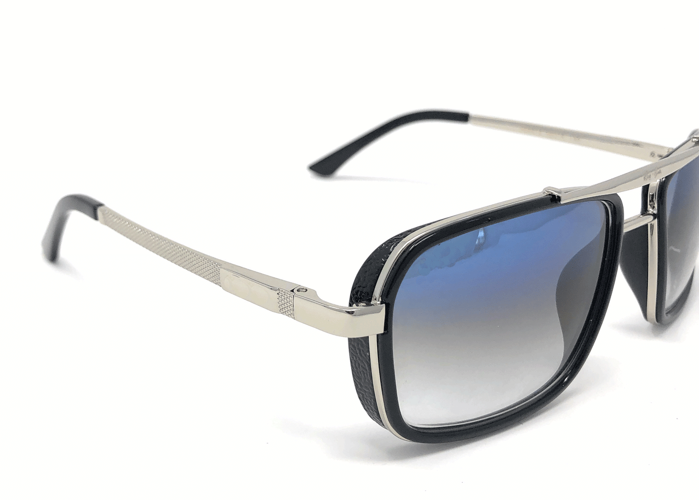 Fashionable Classic Square Blue Gradient Sunglasses For Men And Women-Unique and Classy