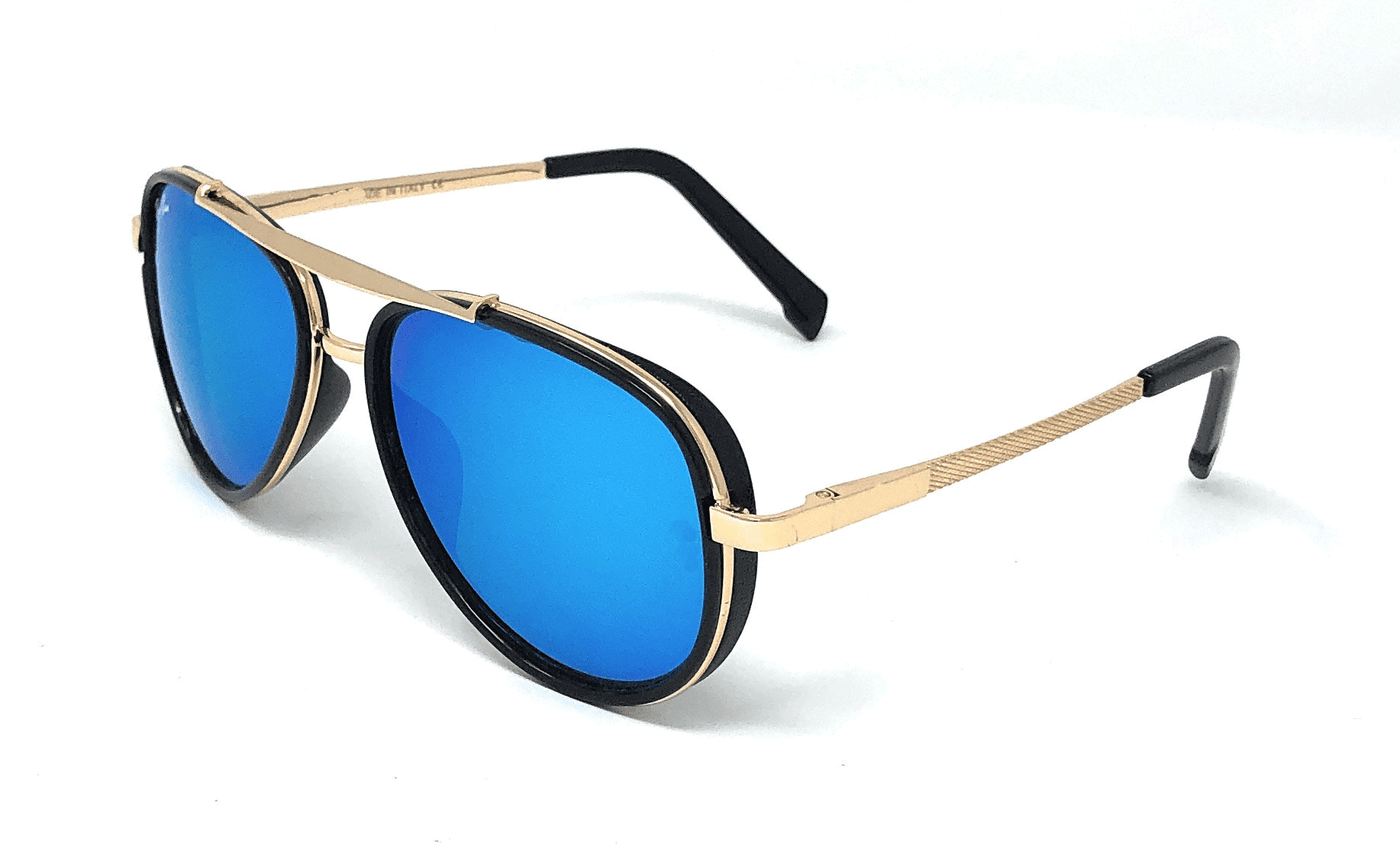 Classic Metal Frame Aviator Aqua Blue Sunglasses For Men And Women-Unique and Classy
