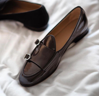 Fashion Glossy Tussle Moccasins Shoes For Office Wear And Casual Wear-Unique and Classy