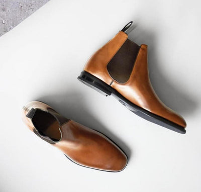 Brand New Men's Chelsea Boot Genuine Calf Bottom Shoes -Unique and Classy