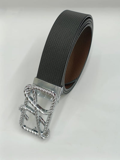 Trendy H Letter Pressing Buckle With Leather Strap -Unique and Classy