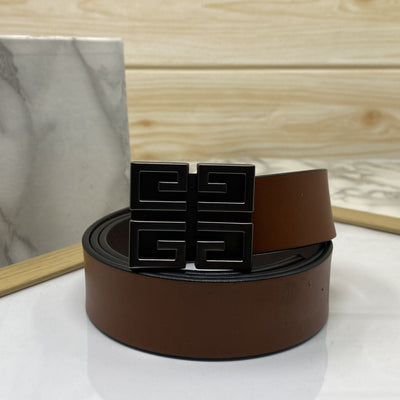 Square Section Leather Strap Belt-UniqueandClassy