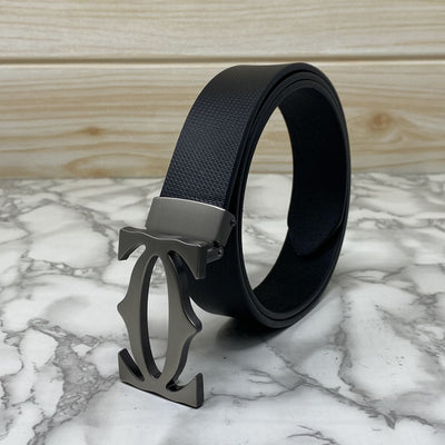 Cross Pattern Casual and Formal Leather Strap Belt -UniqueandClassy