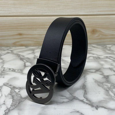 VSL Round Pin Buckle With Leather Strap-UniqueandClassy