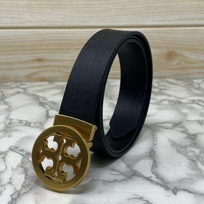 Classy Round Formal Leather Strap Belt-UniqueandClassy