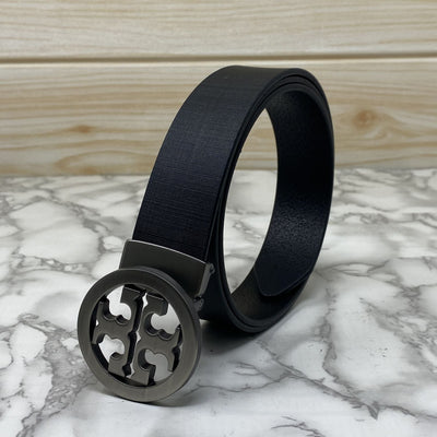 Classy Round Formal Leather Strap Belt-UniqueandClassy