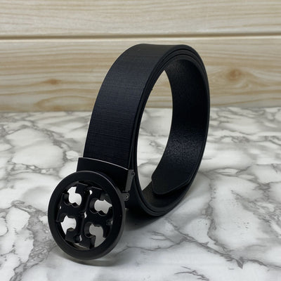 Classy Round Formal Leather Strap Belt-UniqueandClassy