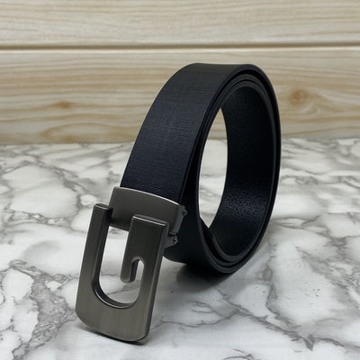 Metal  G-Shape Leather Strap Belt-UniqueandClassy