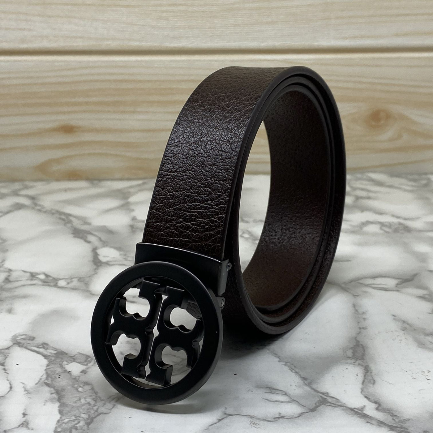 Classy Round Formal Leather Strap Belt-UniqueandClassy