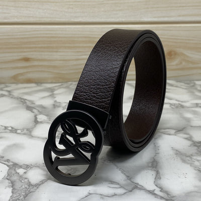 VSL Round Pin Buckle With Leather Strap-UniqueandClassy