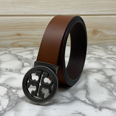 Classy Round Formal Leather Strap Belt-UniqueandClassy