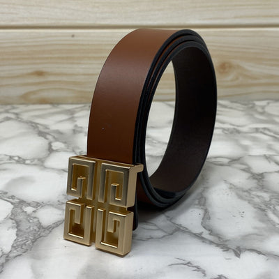 Square Section Leather Strap Belt-UniqueandClassy