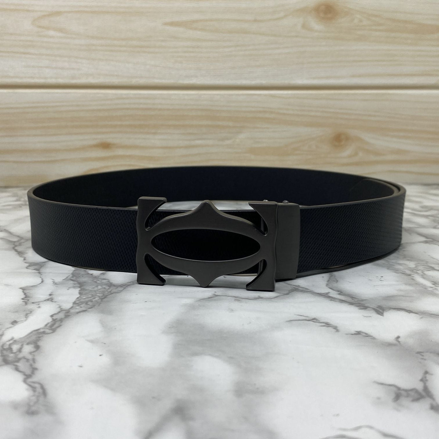 Cross Pattern Casual and Formal Leather Strap Belt -UniqueandClassy