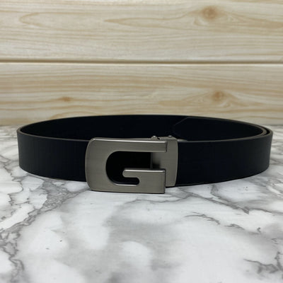 Metal  G-Shape Leather Strap Belt-UniqueandClassy