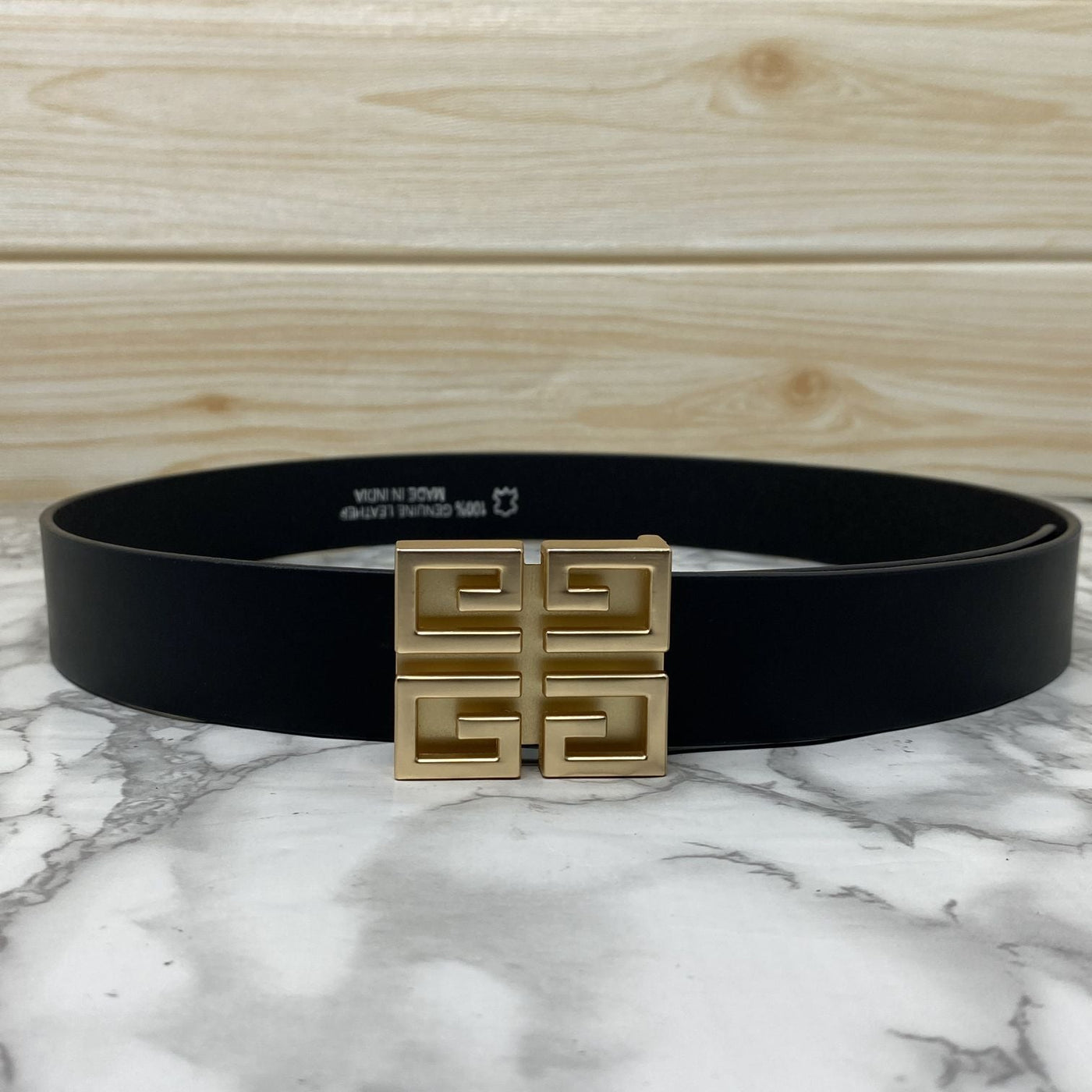 Square Section Leather Strap Belt-UniqueandClassy