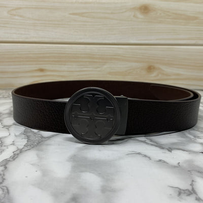 Vintage Round Buckle Belt With Leather Strap-UniqueandClassy