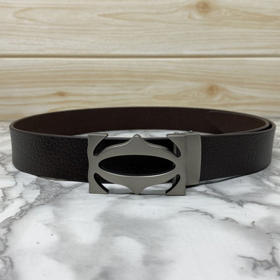 Cross Pattern Casual and Formal Leather Strap Belt -UniqueandClassy