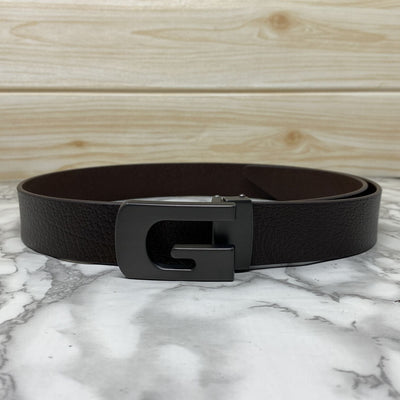 Metal  G-Shape Leather Strap Belt-UniqueandClassy