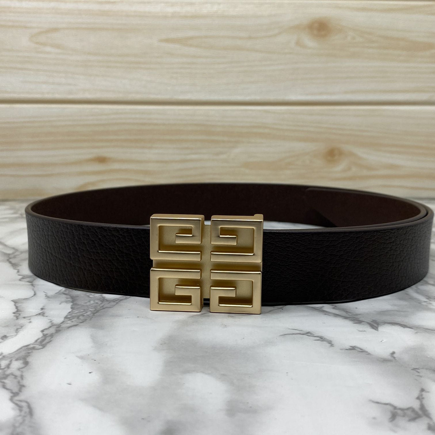 Square Section Leather Strap Belt-UniqueandClassy