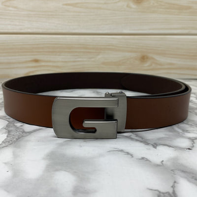 Metal  G-Shape Leather Strap Belt-UniqueandClassy