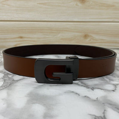 Metal  G-Shape Leather Strap Belt-UniqueandClassy