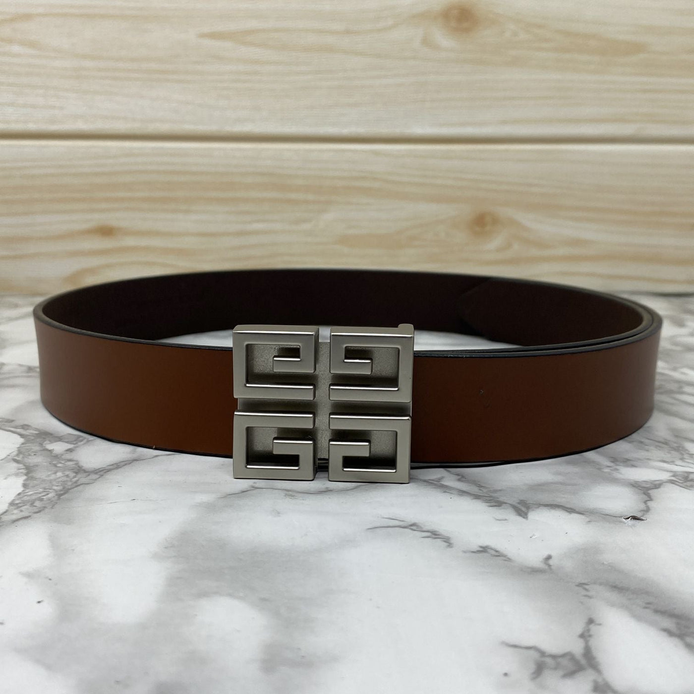 Square Section Leather Strap Belt-UniqueandClassy